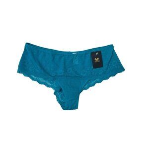 Wacoal Teal Scalloped Lace Panties